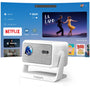 VISSPL Smart Mini Beamer – Netflix, Autofokus, 6D, 1080P/4K