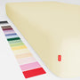 Schuette® Topper Spannbettlaken 200x220 cm – Lemon Cello, zitronengelb. Zum Beziehen von Matratzentoppern für Schutz und Hygiene.