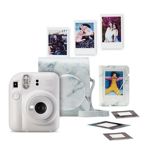 Fujifilm instax mini 12 Sofortbildkamera Bundle - Weiss