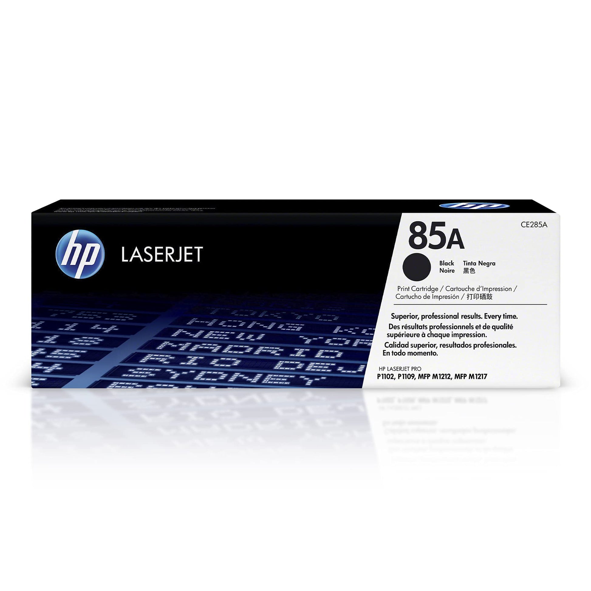 HP 85A (CE285A) Original HP Toner für LaserJet – Schwarz. Kompakte schwarze Tonerkartusche für monochrome Laserdrucke.