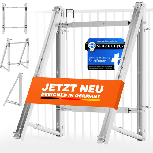 SolarFuture Balkonkraftwerk Halterung – Flexible Balkonmontage
