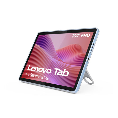 Lenovo Tab 10.1" FHD Tablet - 64GB Polar Blue. Rechteckiges, polarblaues Tablet zum Konsum digitaler Inhalte und mobiler Produktivität.