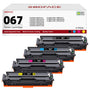 SODFACE 067 067H Toner Set kompatibel für Canon – 4er-Pack
