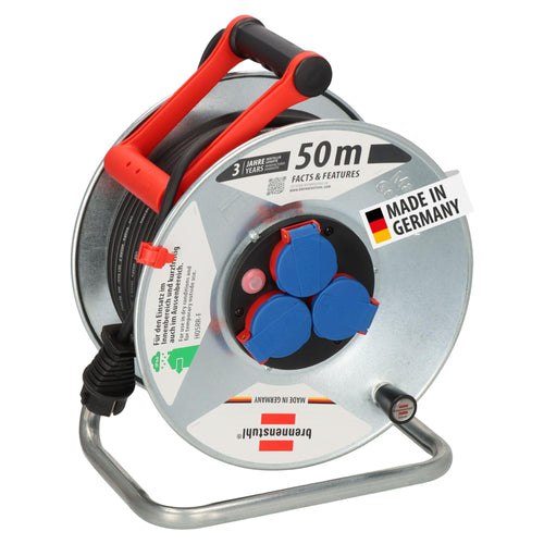 Brennenstuhl Garant S IP44 Kabeltrommel - 50m Stahlblech silber