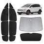 ZATOOTO Sonnenschutz Auto Set VW Touran 2016-2024 - Komplett. Maßgeschneiderte Blenden schützen Fenster vor UV & Hitze.