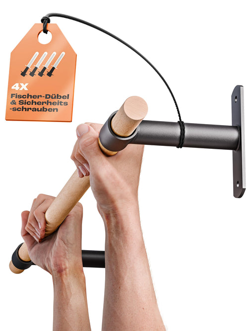 KFA8 Klimmzugstange Wand Holz Pull Up Bar für Calisthenics