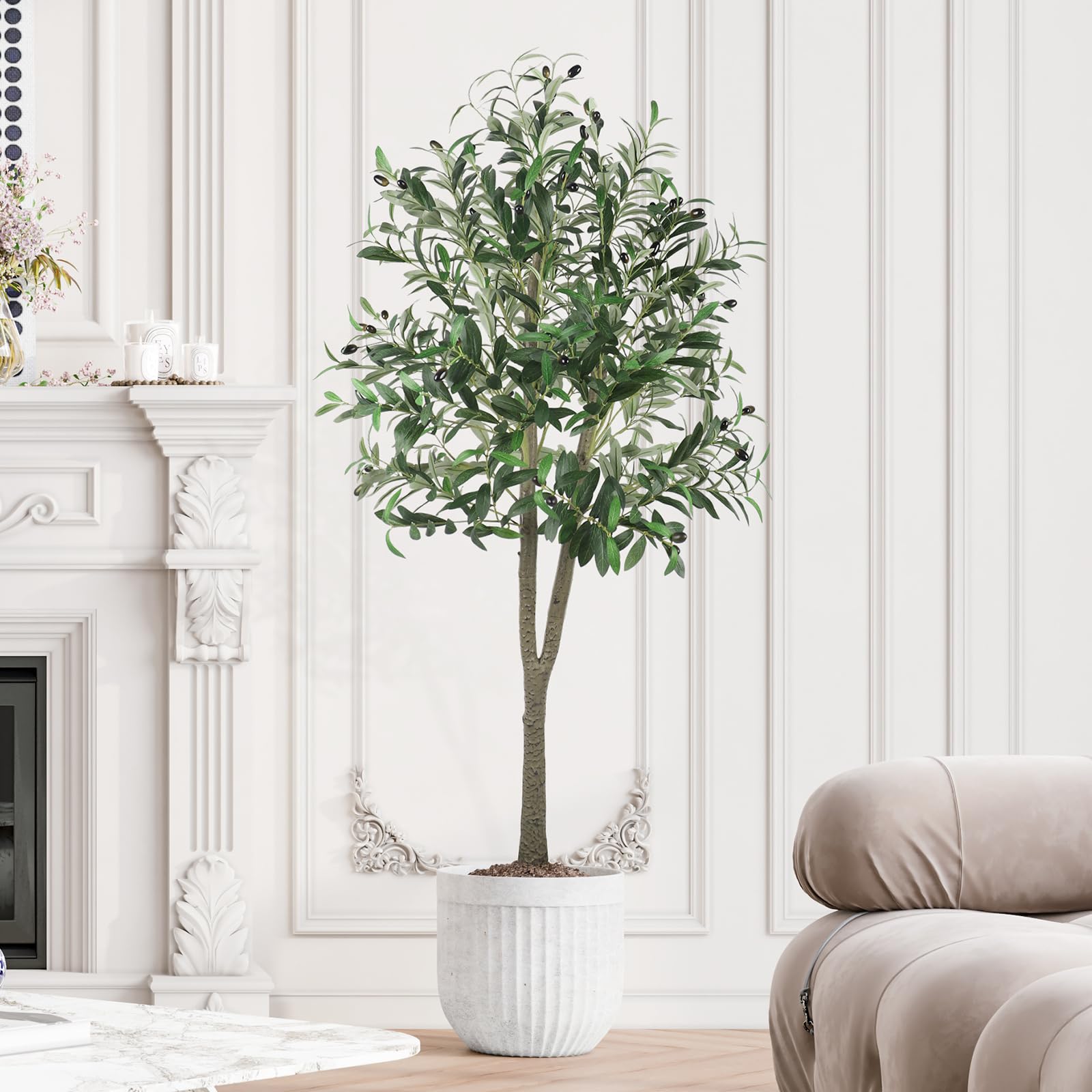 Künstlicher Olivenbaum 150cm – Realistisch & Pflegeleicht – pandaloo.ch