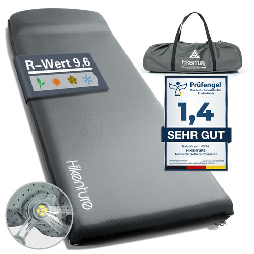 HIKENTURE Isomatte Selbstaufblasend Camping Matratze 8CM A1