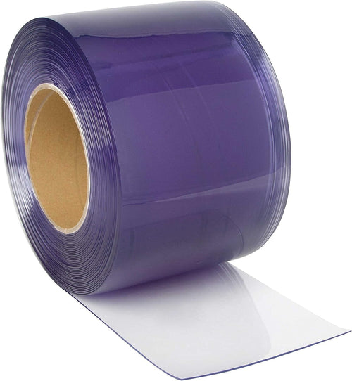 Kerbl PVC Streifenvorhang transparent 20cmx25m – 291156. Rolle transparentes PVC-Material zur Isolation von Durchgängen.