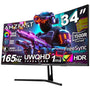 Amzfast AMZG34C5Q Curved Gaming Monitor - 34 Zoll 165Hz QHD