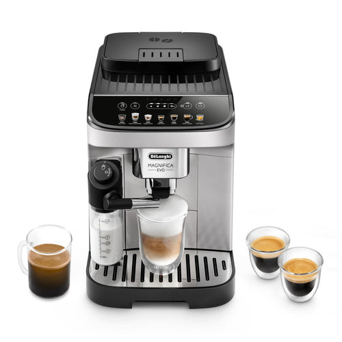 De'Longhi Magnifica Evo Kaffeevollautomat - ECAM292.81.SB Silber/Schwarz