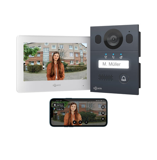 Goliath Basic Video Türsprechanlage – 7 Zoll 1 Familie AV-BLS-04A