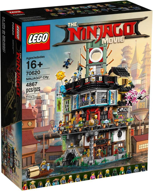 LEGO Ninjago 70620 NINJAGO-City Konstruktionsspielzeug. Mehrstöckiges, farbenfrohes Modellbau-Set zum Nachbau der Stadt und für Rollenspiele.