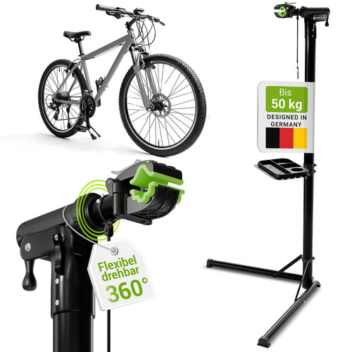 Juskys Fahrrad Reparaturständer – E-Bike, 50kg, klappbar