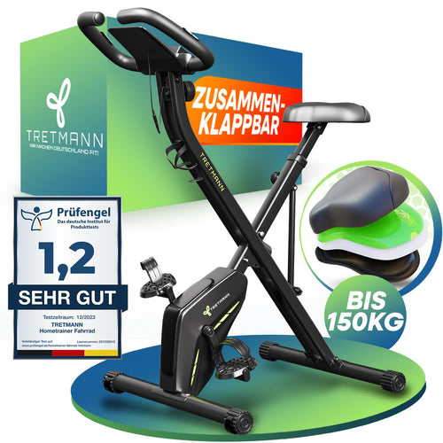 Tretmann Heimtrainer Ergometer Klappbar - RelaxFoam Edition