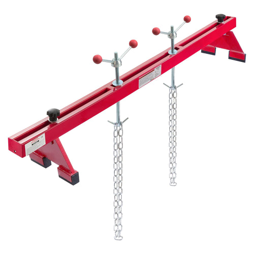 Arebos Motorbrücke 500kg Kotflügeltraverse – 730-1480mm Rot