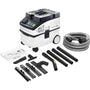 Festool Absaugmobil CT 15 E-Set CLEANTEC – Modell 575988. Blau-grünes Absauggerät für mobile Staubabsaugung an Werkzeugen.