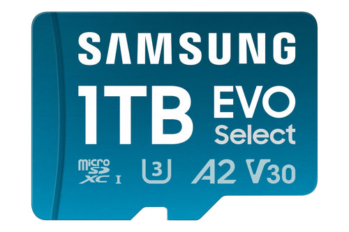 Samsung EVO Select microSD-Karte 4K UHD - 1 TB mit SD-Adapter (2024)