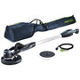 Festool LHS-E 225 EQ Langhalsschleifer - PLANEX Ø 225 mm. Grünes Werkzeug mit Schleifteller zum Glätten von Wänden und Decken.