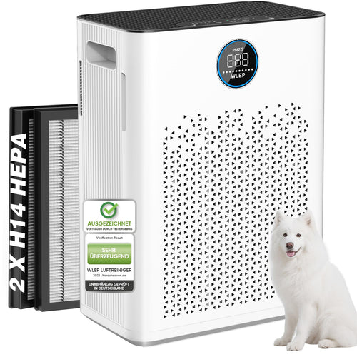TopClean Grossraum 110 Luftreiniger - H14 HEPA CADR 350 m³/h