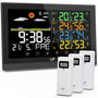 LFF Funk Wetterstation Innen Aussen mit Sensoren - Farbdisplay Atomuhr