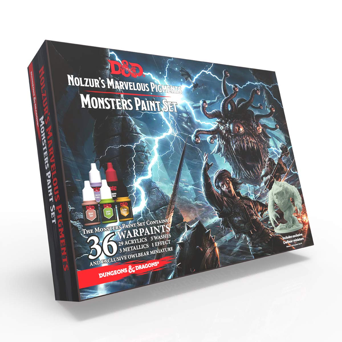 Army Painter The Monsters Paint Set für Miniaturen – ARM75002: Box mit Acrylfarben in Monstertönen zum Bemalen von Miniaturen.
