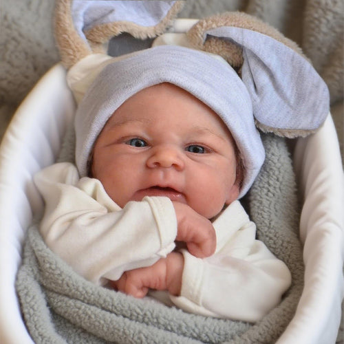 Zero pam Reborn Baby Puppe Silikon Lebensecht 42 cm - Mädchen