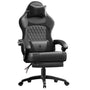 Dowinx ergonomischer Gaming Stuhl aus PU-Leder - schwarz