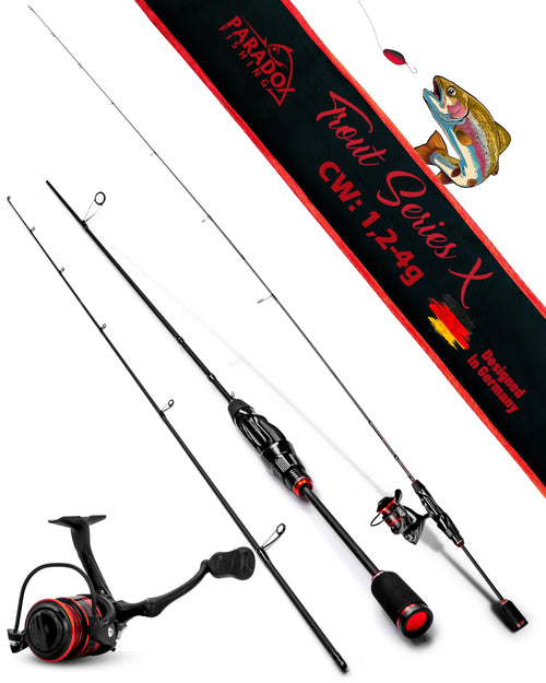 Paradox Fishing Trout Series X UL-Ruten Set - 1.85m 1-4g mit Rolle