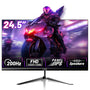 LXZ 24.5 Zoll Gaming Monitor – 200Hz FHD 1ms Eye Care. Schwarzer, rechteckiger Monitor für Gaming mit FHD, 200Hz & 1ms.