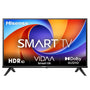 Hisense 32E4QT Fernseher - Smart TV 32 Zoll Full HD 2025: Flacher, schwarzer 32-Zoll-LED-Bildschirm zur Wiedergabe von Full HD Inhalten.