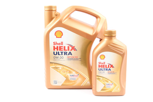 Shell Helix Ultra ECT C2/C3 0W-30 Synthetisches Motoröl - 5+1 Liter