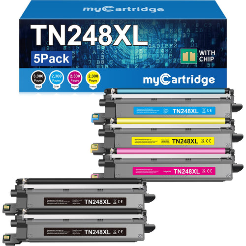 MYCARTRIDGE TN248XL Toner – Kompatibel Multipack 5-Stk.