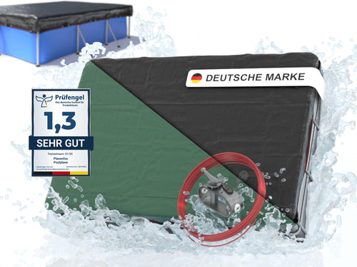 Planenfux Poolabdeckung rechteckig 400x200 cm - Sommer & Winter