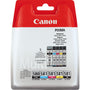 Canon Original PGI-580 PGBK / CLI-581 Tintenpatronen-Set 5 Stk. Fünf rechteckige Patronen in Schwarz und CMYK für Canon Tintenstrahldrucker.