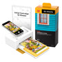 KODAK Dock Plus 4PASS Mobiler Fotodrucker 10x15cm 90 Blatt Paket. Weißes Kompaktgerät zum mobilen 4PASS-Fotodruck (10x15cm).