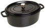 STAUB Gusseisen Bräter Oval 41cm - Schwarz