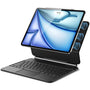ESR Magnetische Tastatur Hülle iPad Air 13" / Pro 12.9 - Schwarz. Schwarze, magnetische Tastaturhülle, schützt das iPad und ermöglicht präzises Tippen.