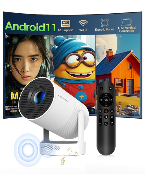 CineMini Mini Beamer - Smart Projektor 4K Android 11 Elektr. Fokus