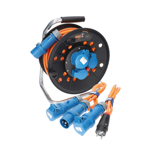 KALLE DAS KABEL EXTREME SIGNAL CEE Camping Kabeltrommel - H07BQ-F 25m
