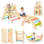 Giant bean Kletterdreieck Indoor 5-in-1 Montessori – Regenbogen S