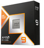 AMD Ryzen 9 9950X3D Desktop Prozessor 4.3/5.7GHz. Quadratischer, silberner Chip. Berechnet Daten in Desktop-PCs.
