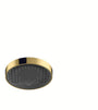 hansgrohe Rainfinity Kopfbrause 250mm Rund Brushed Gold Optik, runde Brause in Goldoptik zur Wasserabgabe beim Duschen.