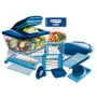 Genius Nicer Dicer Chef Gemüseschneider 15 tlg - Blau