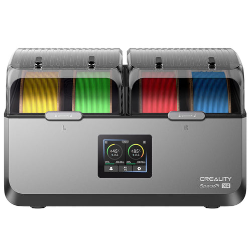 Creality Space Pi X4 Filament Trockner Box - 4 Spulen, 85°C. Kompakte Box trocknet 3D-Druck-Filament bei 85°C, fasst 4 Spulen.