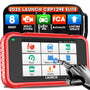 LAUNCH CRP129E Kfz Diagnosegerät – 4 Systeme, 5 Funktionen. Schwarzes Diagnosegerät mit Display für Fehlercodes.