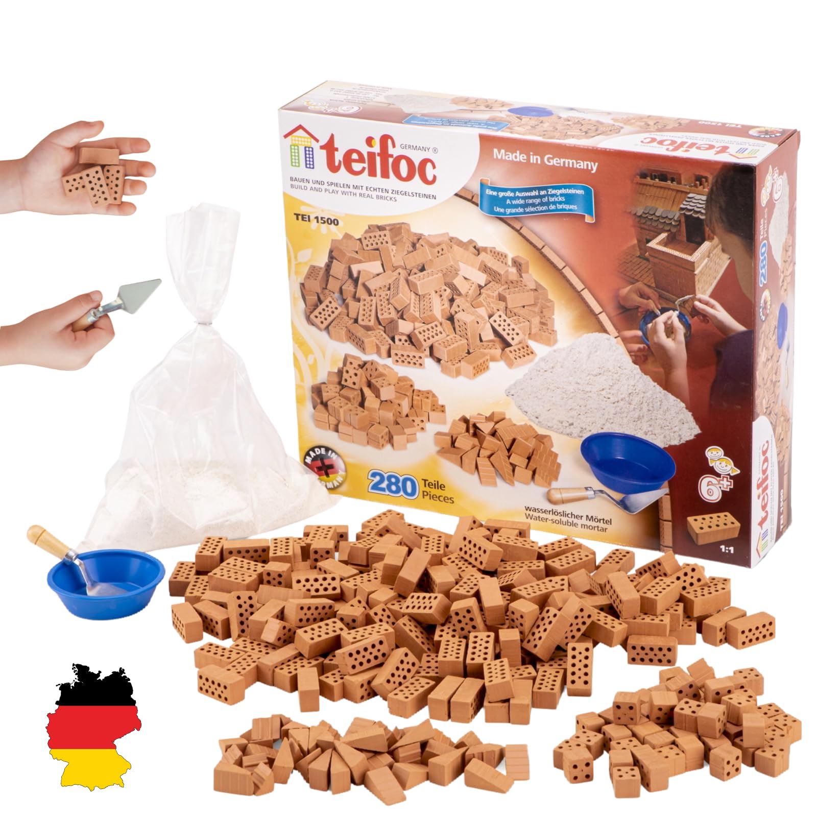 Mini Ziegelsteine Bausatz