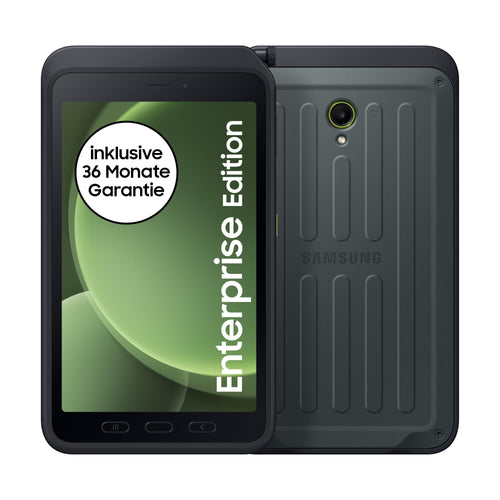 Samsung Galaxy Tab Active5 5G Enterprise Edition - 8 Zoll Grün. Robustes, grünes 8-Zoll-Tablet zur mobilen Datenerfassung.