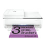HP ENVY 6420e Multifunktionsdrucker mit HP+ und WLAN, weiß, rechteckig. Druckt, scannt und kopiert Dokumente drahtlos.