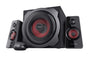 Trust Gaming GXT 38 2.1 Gaming Lautsprechersystem - Schwarz/Rot
